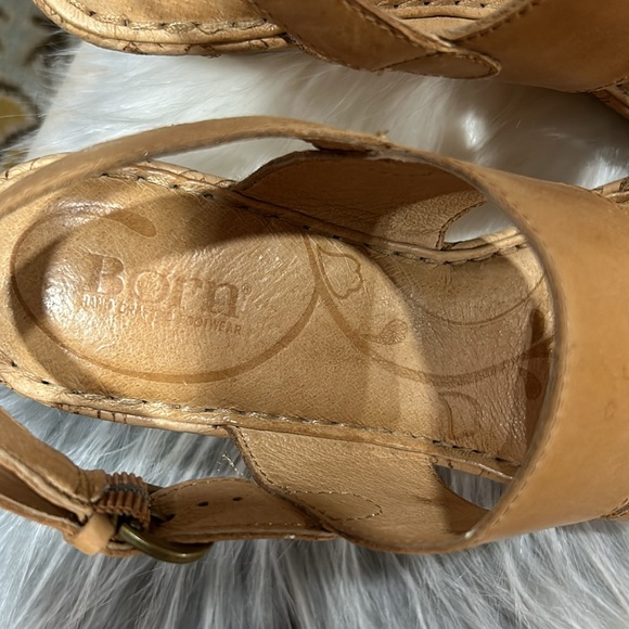 Born wedge leather shoes size 8 - Picture 2 of 6